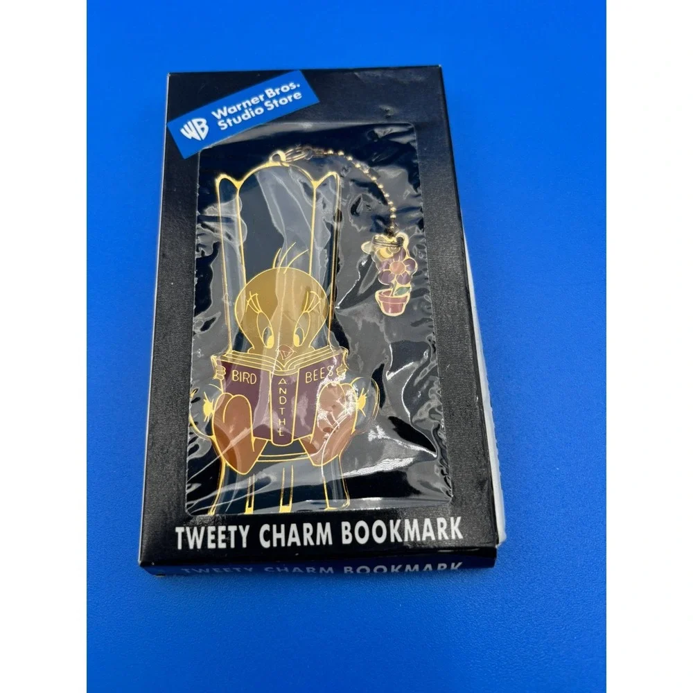 NIB Retro Rare Tweety Bird Charm Bookmark - Warner Brothers Store